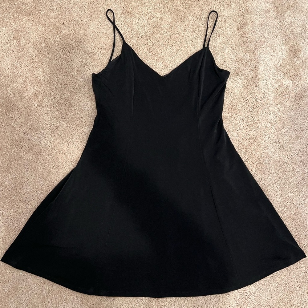 Urban Outfitters Silence + Noise Low Back Black Dress